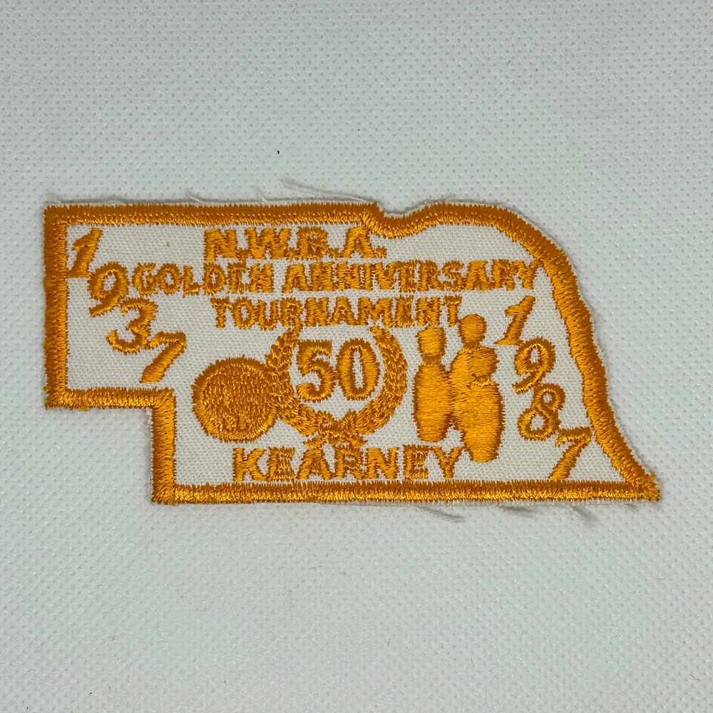 Vintage Nebraska Bowling Patch